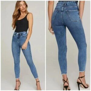 Good American Good Waist Crop Skinny Jeans Size 0 / 25